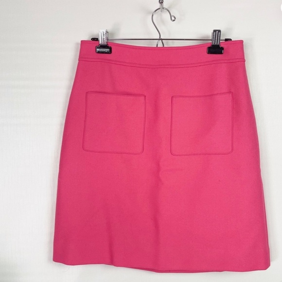 J. Crew Bold Pink Mini Skirt - Picture 1 of 7
